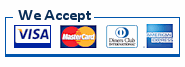 Logo - MasterCard, Visa, Diners Club, American Express