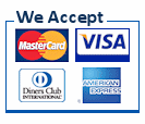 Logo - MasterCard, Visa, Diners Club, American Express