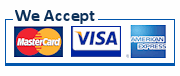 Logo - MasterCard, Visa and American Express