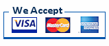 Logo - MasterCard, Visa and American Express