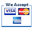 Logo - MasterCard, Visa and American Express